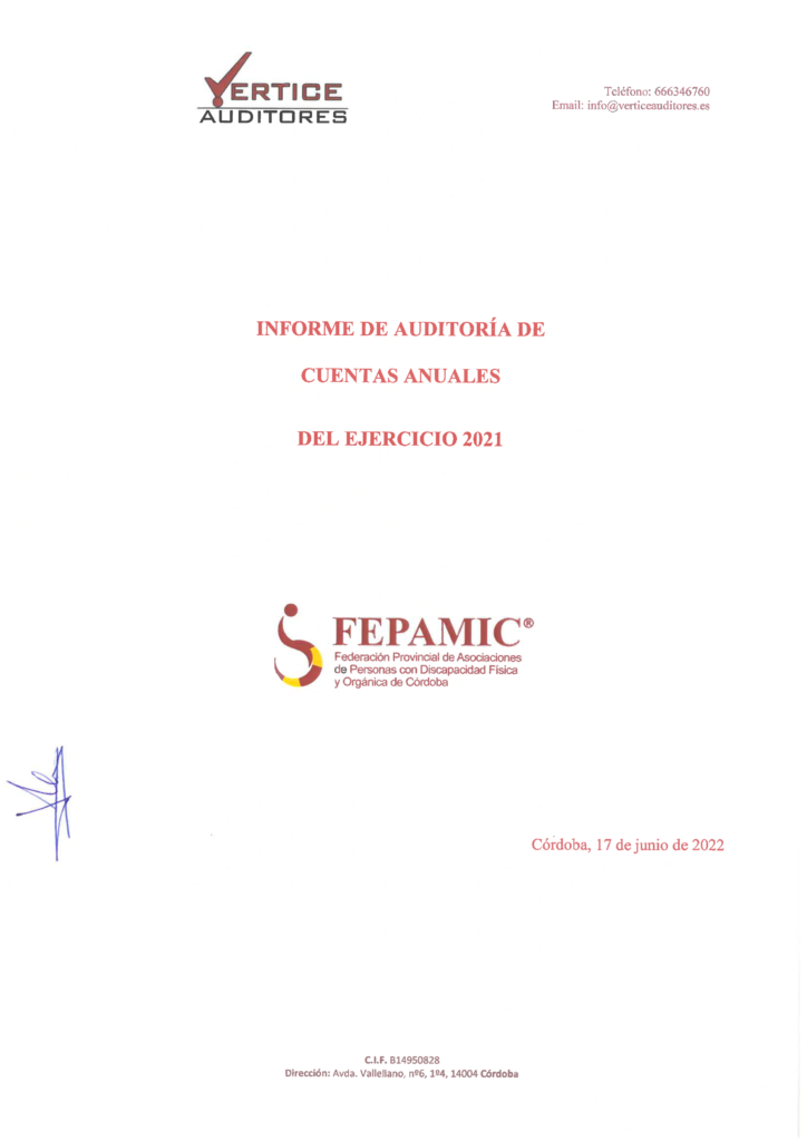 INFORME AUDITORIA 2021